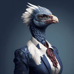 An NPC portrait generated by AI