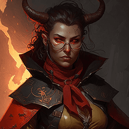 An NPC portrait generated by AI