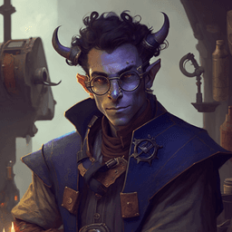 An NPC portrait generated by AI