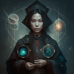 An NPC portrait generated by AI