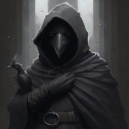 An NPC portrait generated by AI